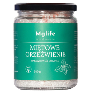 Mglife Miętowe Orzeźwienie magnezowa sól do kąpieli 540g