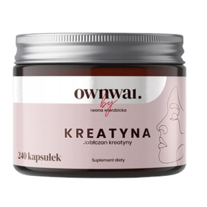 Ownwai Kreatyna jabłczan kreatyny suplement diety 240 kapsułek