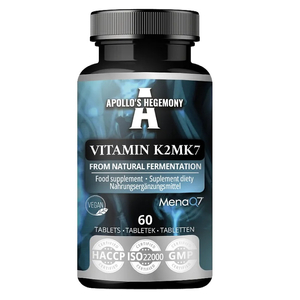 Apollo's Hegemony Vitamin K2 MK7 suplement diety 60 tabletek