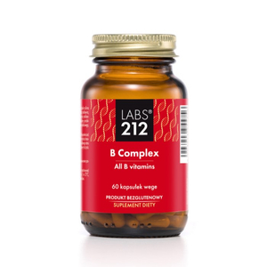 LABS212 B Complex All B Vitamins suplement diety 60 kapsułek