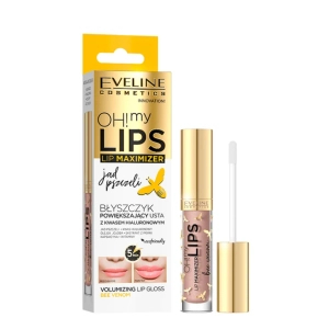 Eveline Cosmetics Oh! My Lips Błyszczyk powiększający usta z kwasem hialuronowym i jadem pszczelim