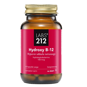 LABS212 Hydroxy B-12 suplement diety 60 kapsułek
