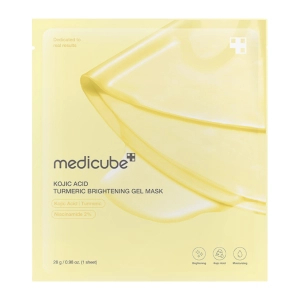 Medicube Kojic Acid Turmeric Brightening Gel Mask Rozjaśniająca żelowa maseczka z kurkumą i kwasem 28g
