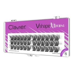 Clavier Kępki rzęs V&L Shape, cat eyelashes skręt L 10mm