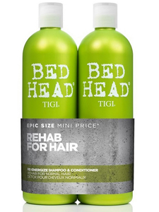 Tigi Rehab For Hair Bed Head Urban Antidotes Re-Energize zestaw energizujący szampon do włosów normalnych 750ml + odżywka energizująca do włosów normalnych 750ml