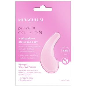 Miraculum Pro-Skin Collagen hydrożelowe płatki pod oczy 2szt.