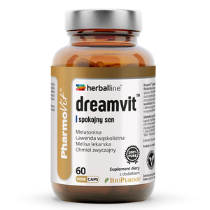 Pharmovit Dreamvit spokojny sen suplement diety 60 kapsułek