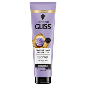 Gliss Blonde Hair Perfector fioletowa maska 2w1 150ml