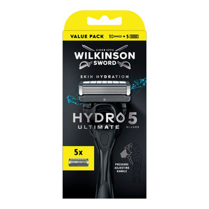 Wilkinson Hydro 5 Ultimate Skin Hydration maszynka do golenia z 5 ostrzami i 5 wkładów