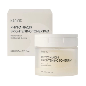 NACIFIC Phyto Niacin Brightening Toner Pad - Rozjaśniające płatki tonizujące 80 sztuk