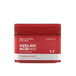 VT Cosmetics Azelaic Acid AZ Care Toner Pad - płatki tonizujące z kwasem azelainowym i Cica 60 szt.