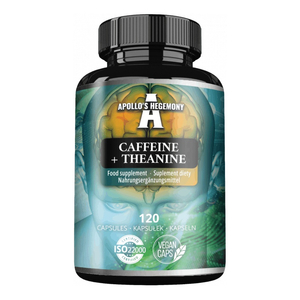 Apollo's Hegemony Caffeine + Theanine suplement diety 120 kapsułek