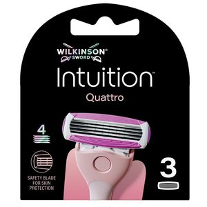 Wilkinson Intuition Quattro wkład z 4 ostrzami 3szt