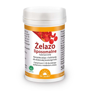 Dr Jacobs Żelazo liposomalne suplement diety 50g