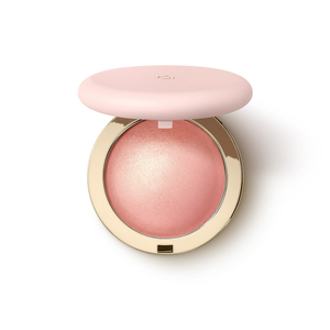 KIKO Milano Hug Couture Cheek Dewlight Highlighting Blush rozświetlający róż w pudrze 03 Cushion Coral 8g
