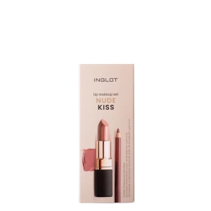 Inglot Zestaw do makijażu ust nude kiss