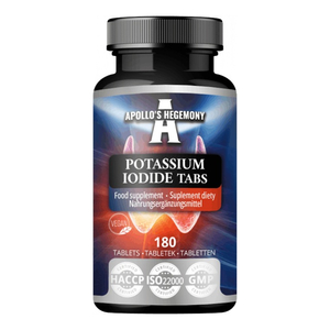 Apollo's Hegemony Potassium Iodide Tabs suplement diety 180 kapsułek