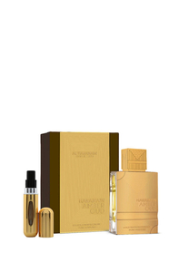Al Haramain Amber Oud Gold Edition Extreme zestaw woda perfumowana spray 200ml + woda perfumowana spray 10ml