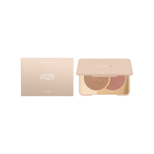 LOVRO Prasowany bronzer i róż do modelowania twarzy