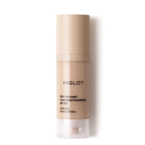 Inglot Pielęgnacyjny podkład do twarzy skin focused spf 50+ 303 porcelain beige 30ml