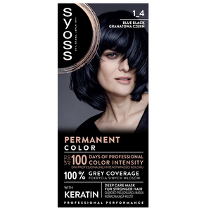 Syoss Permanent Color farba do włosów 1_4 Granatowa Czerń
