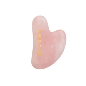 BLEND IT GUA SHA Rose Quartz Plate płytka do masażu twarzy HEART