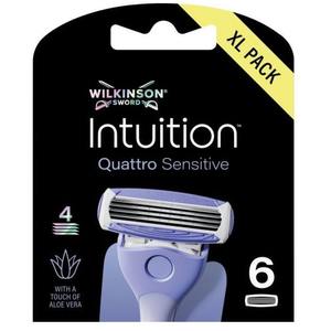Wilkinson Intuition Quattro Sensitive wkład z 4 ostrzami 6szt