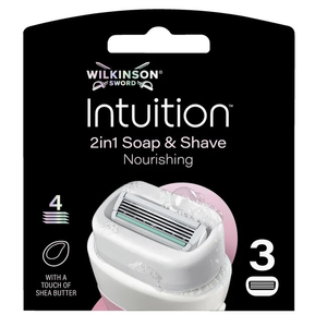 Wilkinson Intuition Nourishing wkłady z 4 ostrzami 3szt