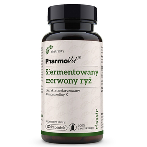 Pharmovit Sfermentowany czerwony ryż suplement diety 120 kapsułek