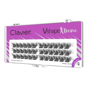 Clavier Kępki rzęs V Shape Xtreme 10mm