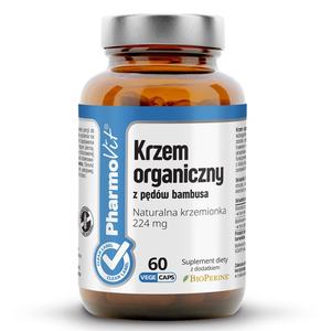 Pharmovit Krzem organiczny z pędów bambusa suplement diety 60 kapsułek
