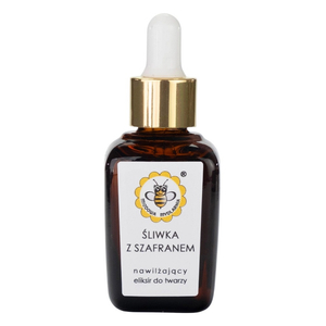 Miodowa Mydlarnia Olejek do twarzy Śliwka z Szafranem 30ml