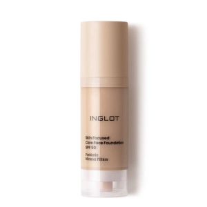 Inglot Pielęgnacyjny podkład do twarzy skin focused spf 50+ 306 medium beige 30ml