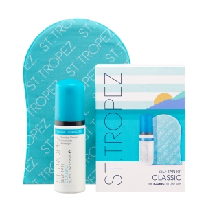 St. Tropez Mini zestaw klasyczna pianka samoopalająca 50 ml + rękawica do aplikacji