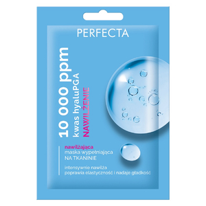 Perfecta 10 000 ppm nawilżająca maska wypełniająca do twarzy na tkaninie 20ml