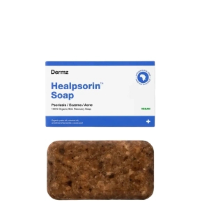 Dermz Labs Healpsorin Soap - Afrykańskie czarne mydło na trądzik i egzemę 100 g