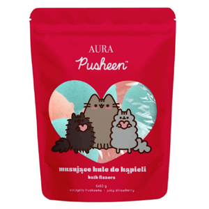 Pusheen Bath Fizzers musujące kule do kąpieli Soczysta Truskawka 6x50g