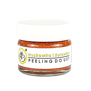 Miodowa Mydlarnia Peeling do ust Truskawka i Żurawina 25g