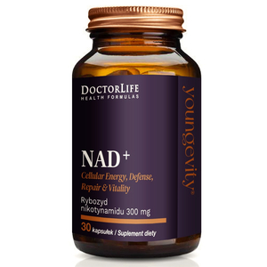 Doctor Life NAD+ Rybozyd Nikotynamidu 300mg suplement diety 30 kapsułek