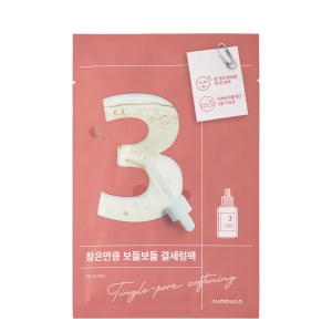 Numbuzin No.3 - Tingle-Pore Softening Sheet Mask - Maseczka w Płachcie Zmniejszająca Pory 1szt.