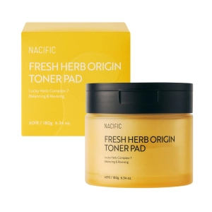 NACIFIC Fresh Herb Origin Toner Pad - Multifunkcje płatki tonizujące 60 sztuk