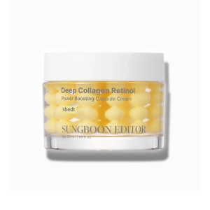 Sungboon Editor Deep Collagen Retinol Power Boosting Capsule Cream - krem mikrokapsułkowany z retinolem i kolagenem 50ml