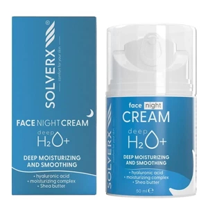 SOLVERX DeepH2O+ Krem do twarzy na noc 50ml