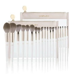 M BRUSH by Maxineczka White Complete Zestaw pędzli do twarzy i oczu