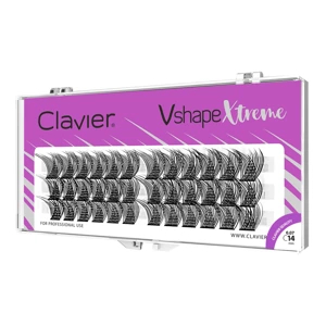 Clavier Kępki rzęs V Shape Xtreme 14mm