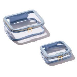 MINTI Collection Travel Bag Light Blue SET zestaw 2 kosmetyczek podróżnych