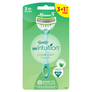 Wilkinson My Intuition Xtreme3 Comfort Sensitive jednorazowe maszynki do golenia dla kobiet 4szt