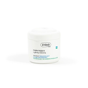 Ziaja PRO Program cera naczynkowa Maska kojąca z glinką różową 200 ml