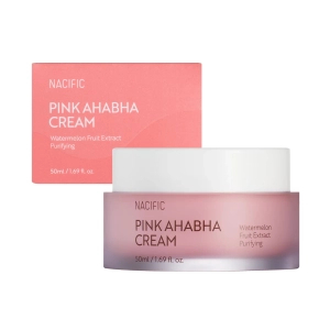NACIFIC Pink Ahabha Cream - Wielozadaniowy krem do twarzy z kwasami AHA i BHA 50ml