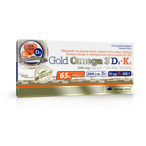 Olimp Labs Gold Omega 3 D3 + K2 suplement diety 30 kapsułek miękkich